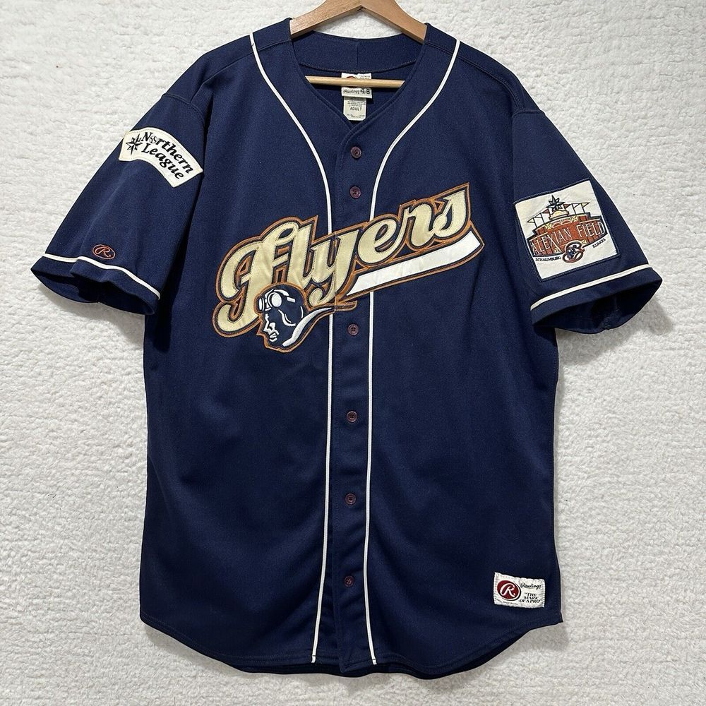 Rawlings‎ North American League Minor League Baseball Jersey Circa 1990s Sz 46